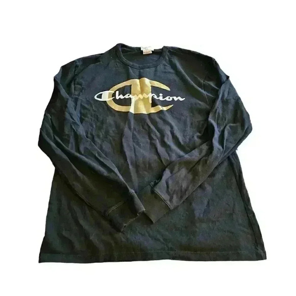Champion x Timberland Heritage T Shirt Collaboration Black Logo Size L - Picture 1 of 3